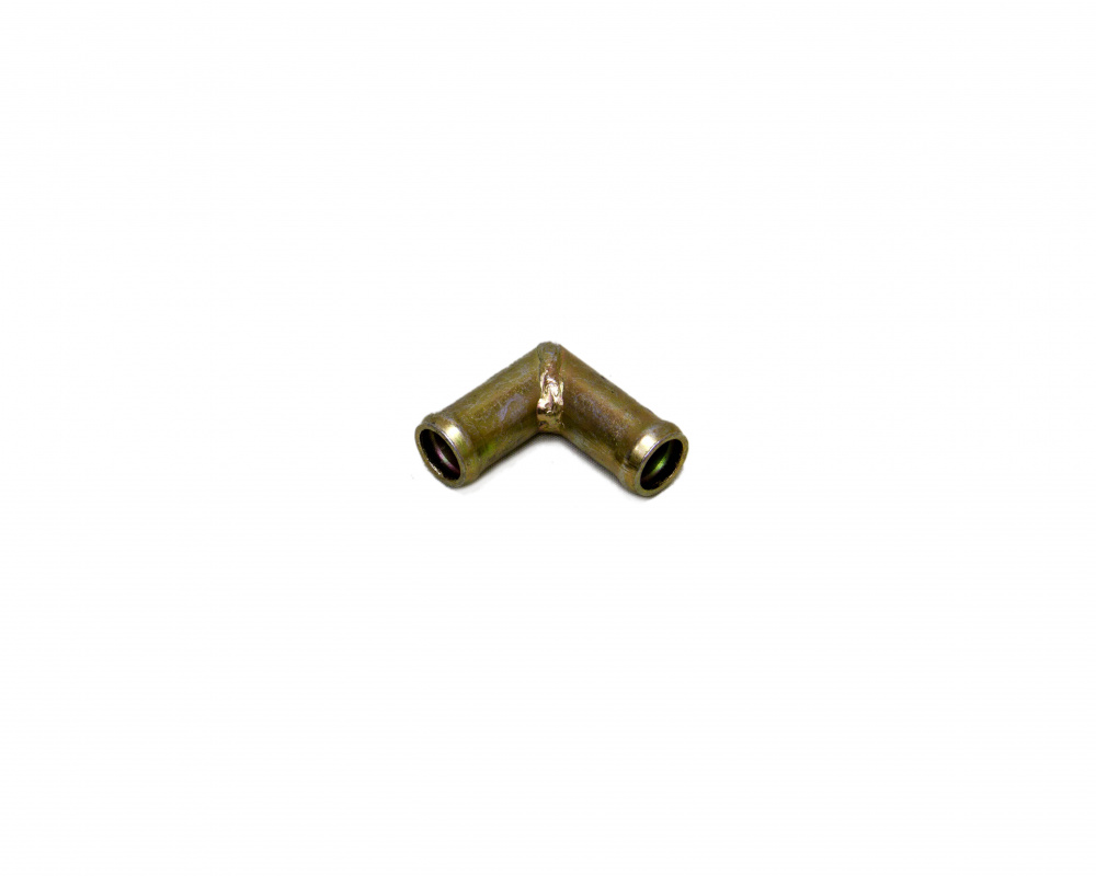 Переходник печки для а/м  3302, 3110 угловой (d-18)