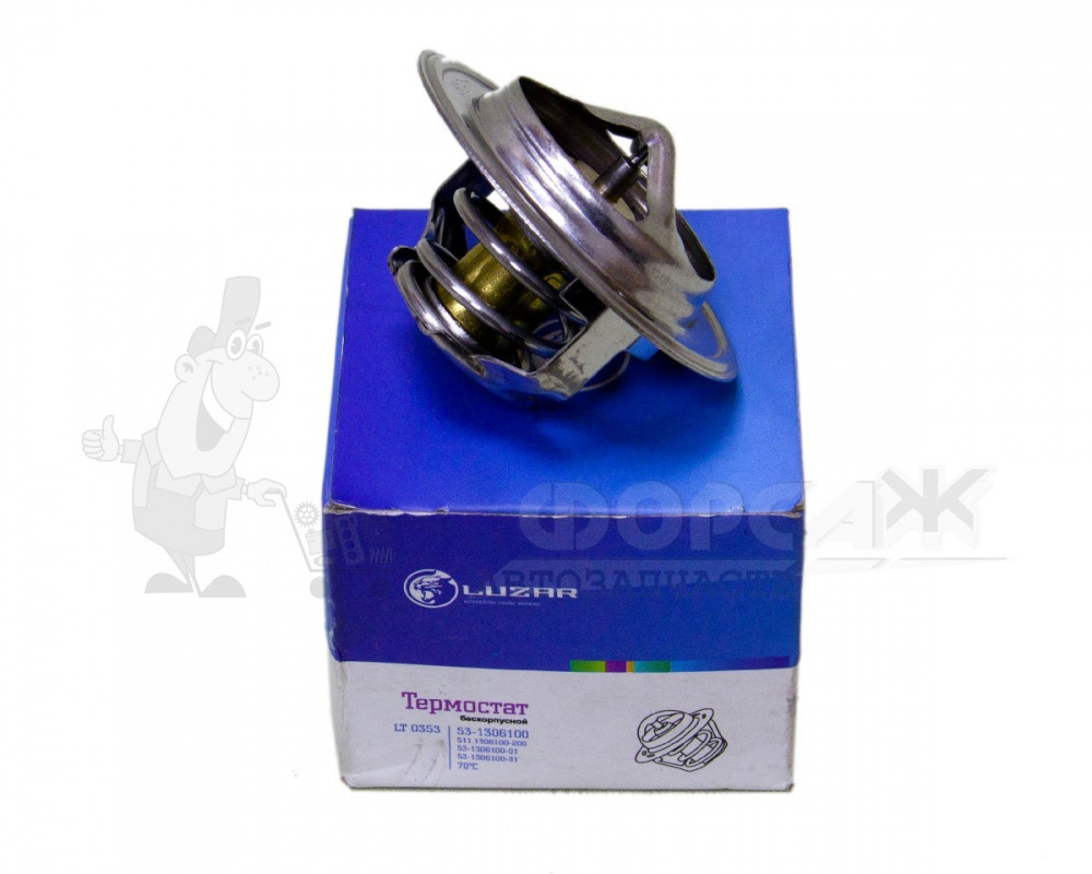 Термостат для а/м  3302, 3110 дв. Chrysler (90C) LUZAR